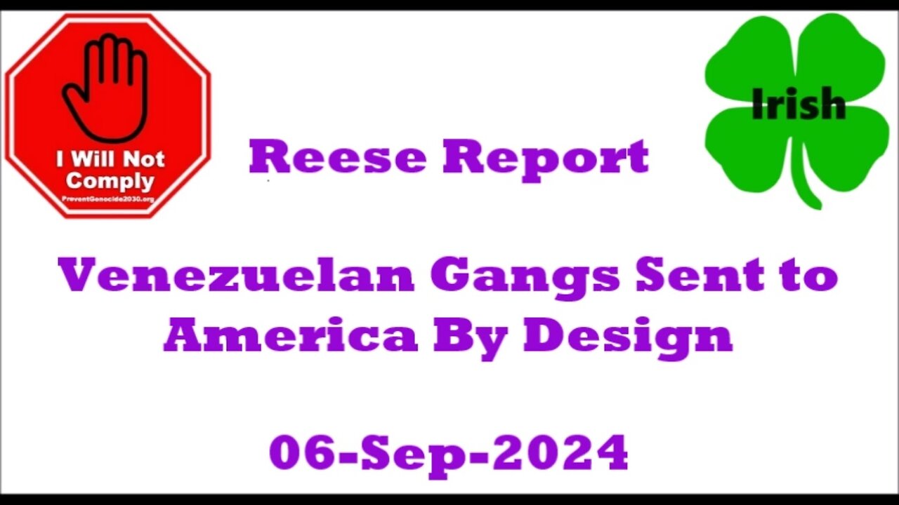 Venezuelan Gangs Sent to America By Design 06-Sep-2024