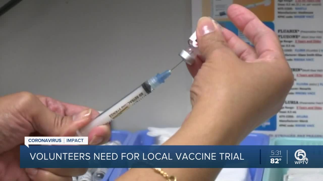 Coronavirus vaccine trial to be conducted in Palm Beach County