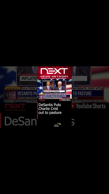 DeSantis Puts Charlie Crist out to pasture #shorts