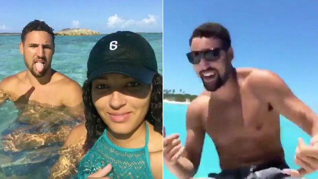 Klay Thompson Spotted with ANOTHER Baddie, Goes Dancing on a Boat