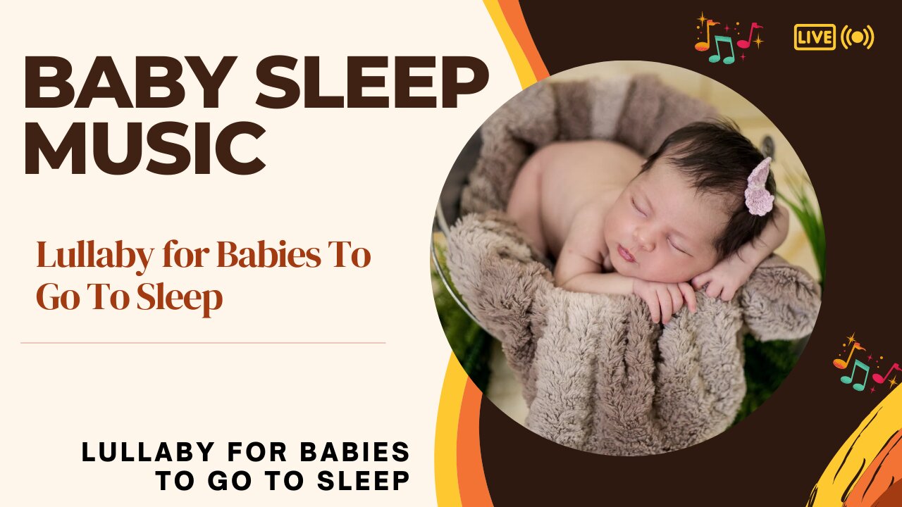 Lullaby for Baby Fall Asleep in 3 Minutes ♫♫♫ Music to Enhance Brain Development and Memory ♫