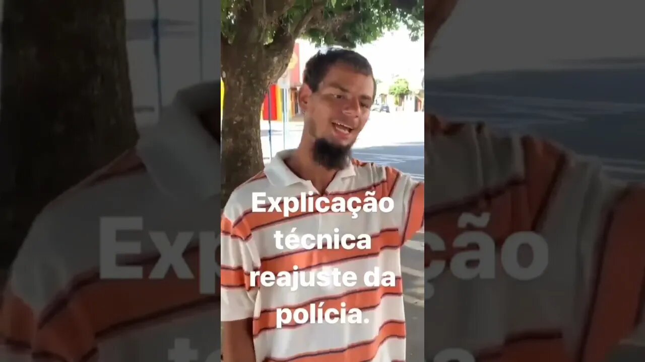 EXPLICANDO O REAJUSTE DA POLÍCIA. #shorts