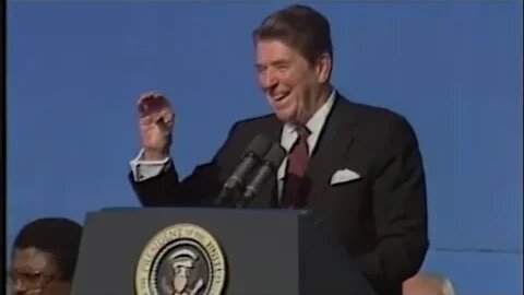 🇺🇲Reagan California speech highlights one day before his reelection. Canoga Park 5th Nov 1984🇺🇲