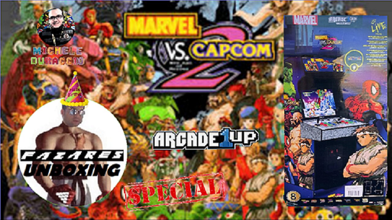 Fazares Unboxing Special Compleanno - ARCADE1UP MARVEL VS. CAPCOM 2 (ASSEMBLAGGIO E RECENSIONE)