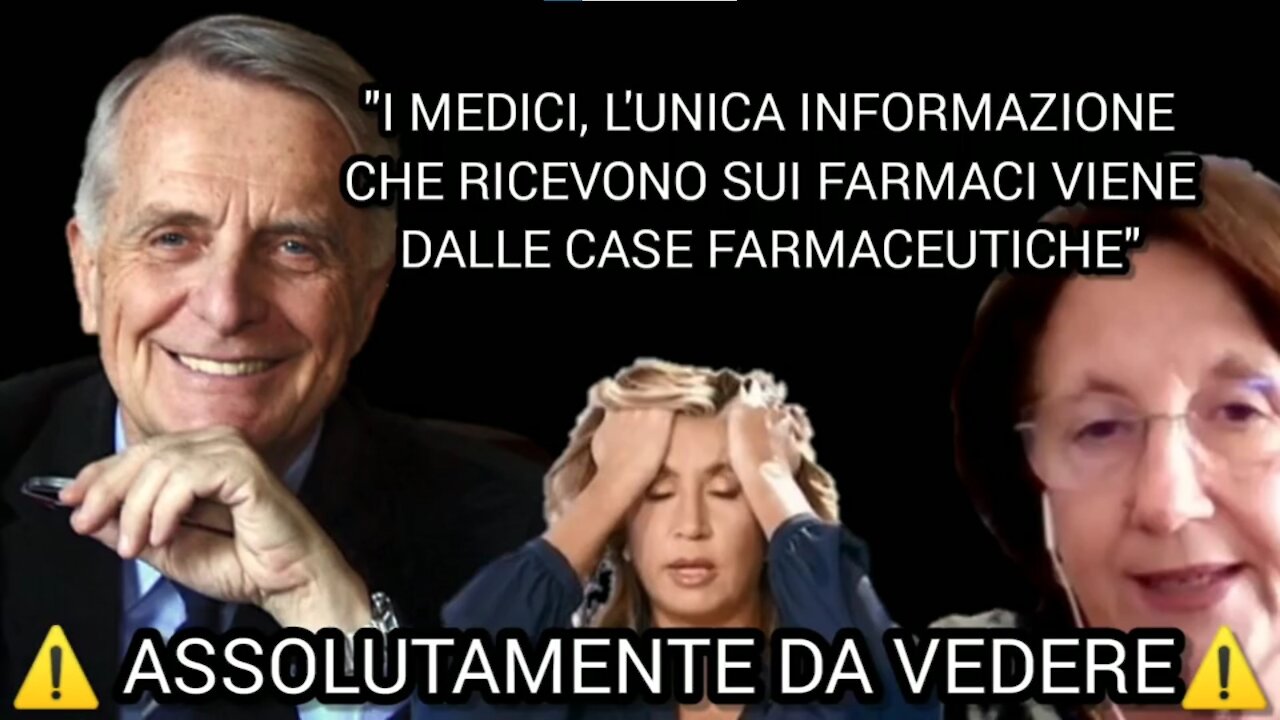 💥LA7 - Contri: "L'unica info che i medici ricevono sui farmaci viene dalle case farmaceutiche"