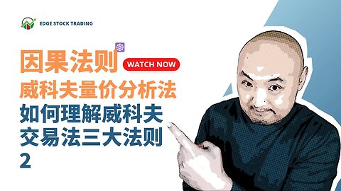 ☸️因果法则——威科夫量价分析法三大法则之二 | 威科夫交易法三大定律 | 因果定律 |最新VSA交易法 | 威科夫交易法