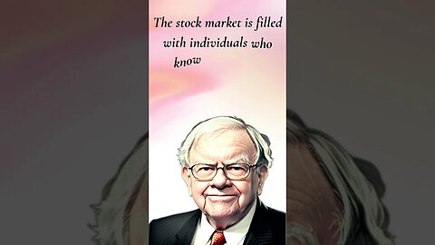 Smart Investing by Warren Buffet #8