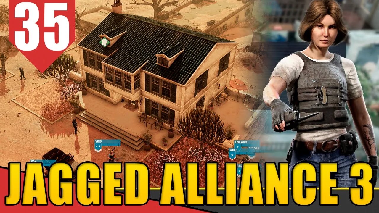 Um ESPIRITO e um VELHO RICO - Jagged Alliance 3 #35 [Gameplay PT-BR]