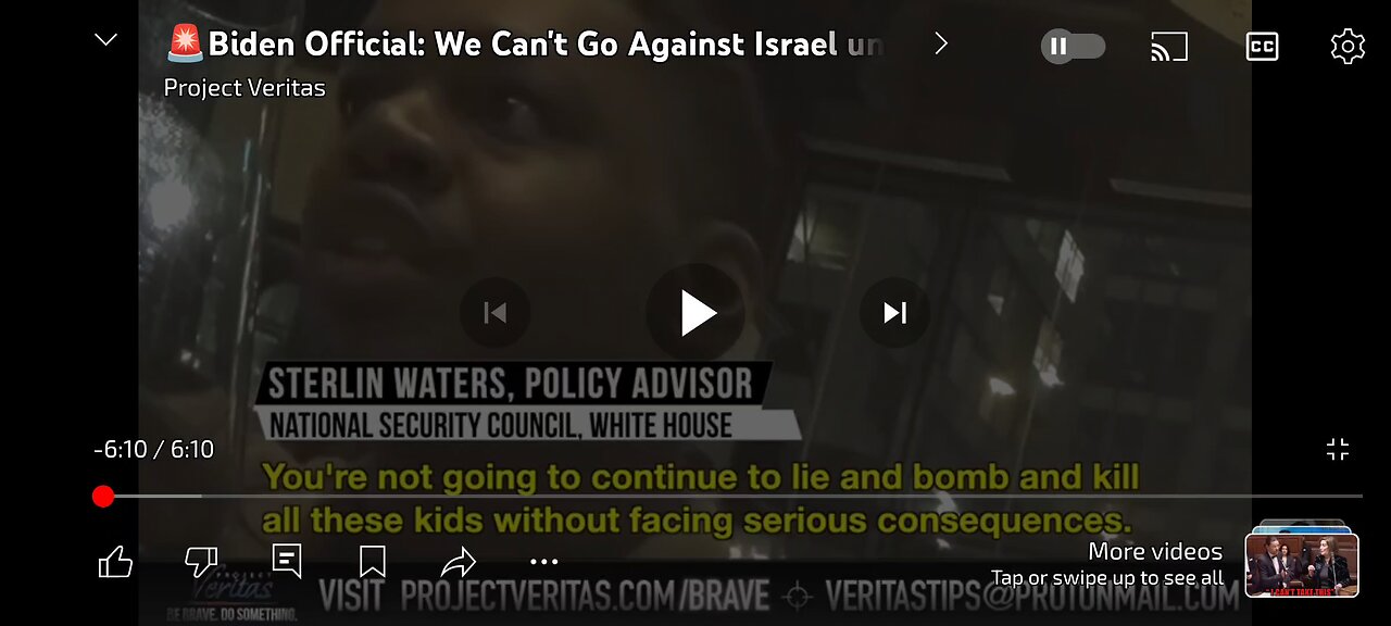 Project Veritas: Biden, Israel, Palestine & the Jewish vote