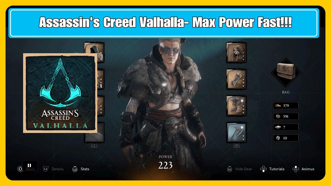 Assassin's Creed Valhalla- Max Power Fast!!!