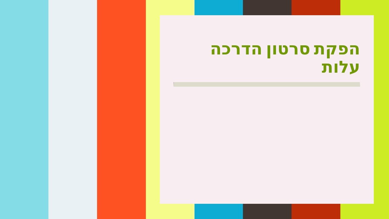 הפקת סרטון הדרכה עלות