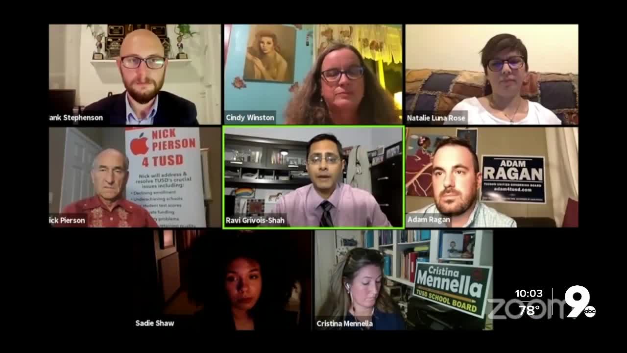 TUSD Board candidates talk positions on returning to school