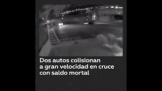 Cruza el semáforo en rojo a gran velocidad y provoca mortal choque