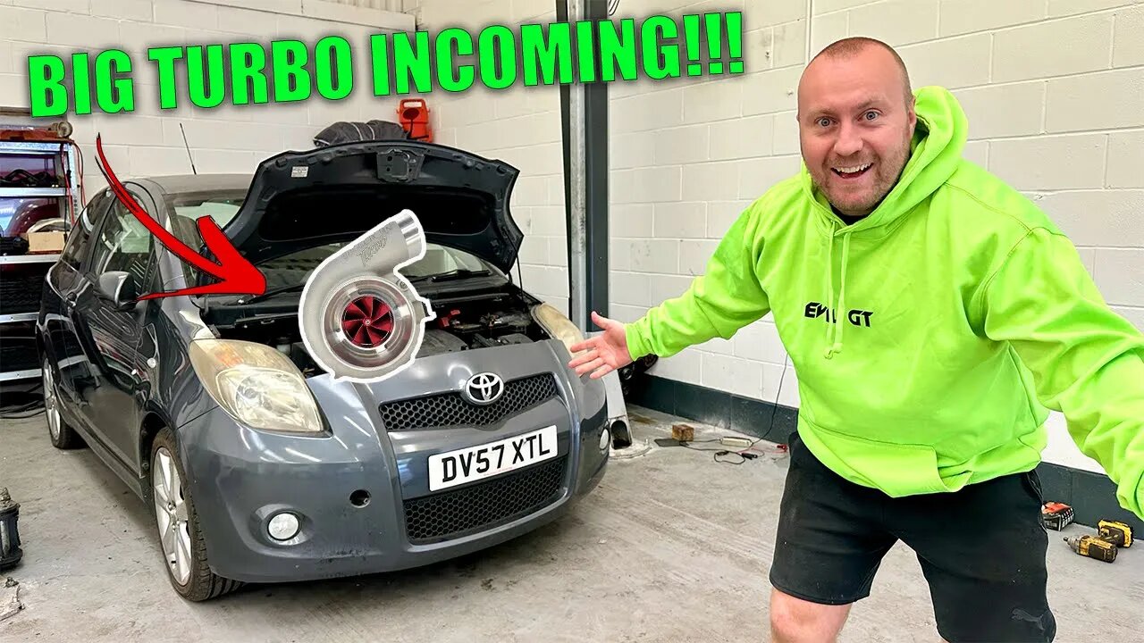 CHEAP MK2 TOYOTA YARIS SR 1.8 £300 TURBO BUILD (PT3)