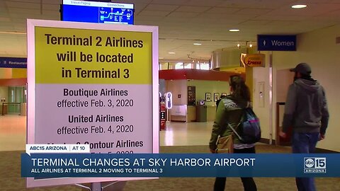 Phoenix Sky Harbor relocating all airlines out of Terminal 2