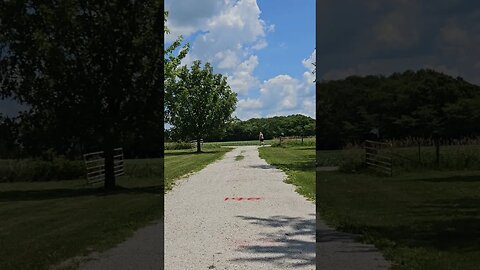 Discus Throw practice, Two good throws in a row