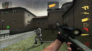 Counter Strike Source Cobblestone Bots #26 Only Sniper Rifles