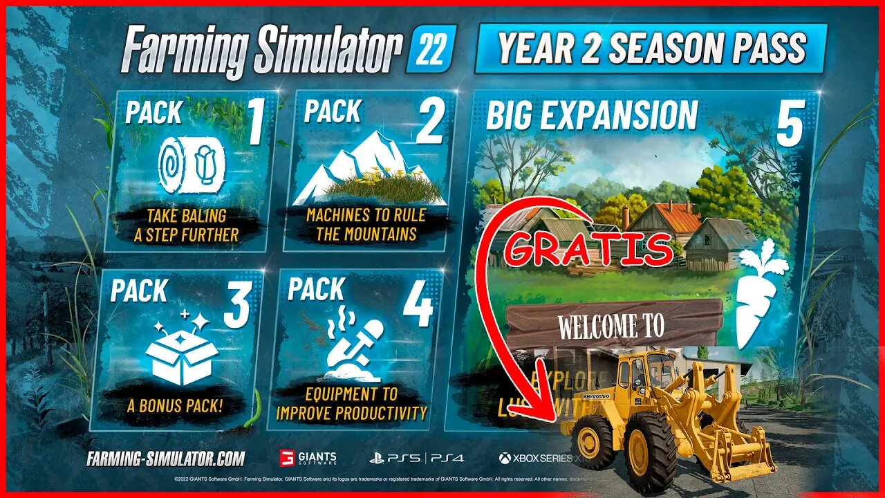 FS22 | 🧨 BOMBA 5 NUEVOS DLC en 2023, YEAR 2 SEASON PASS | TODO lo que INCLUYEN | PC PS5 XBOX SERIES