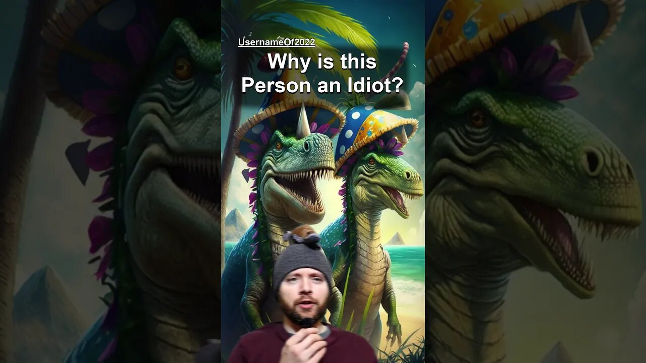Why is This Person an Idiot?