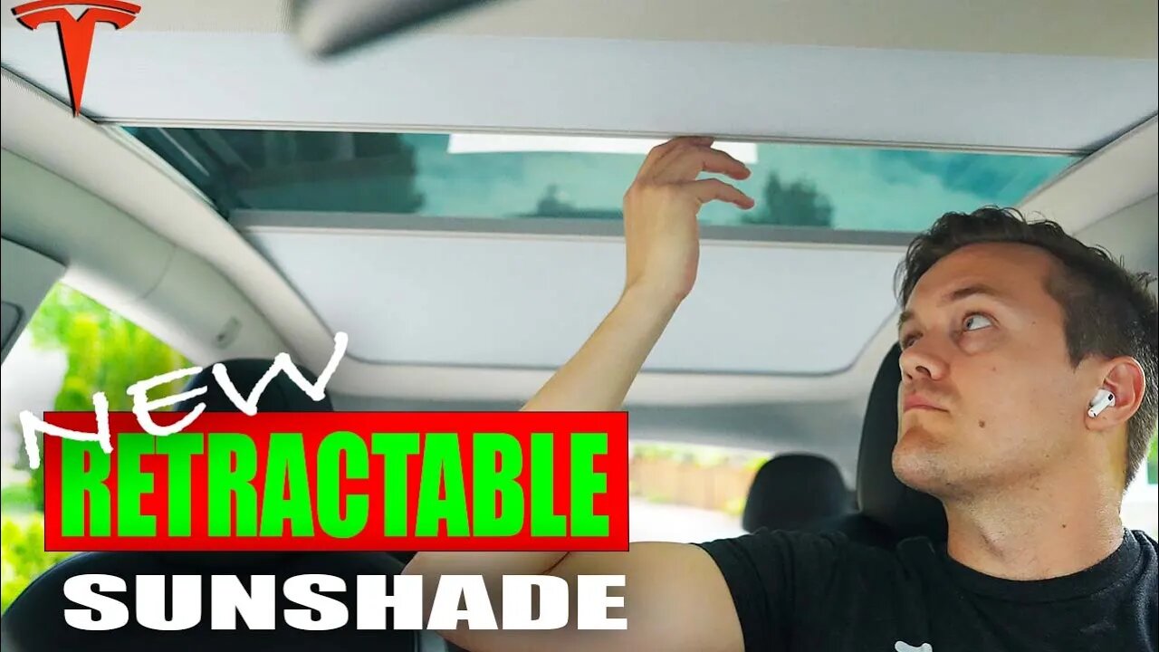 NEW Retractable Sunshades For Tesla Model Y & 3 | MUCH better than I imagined