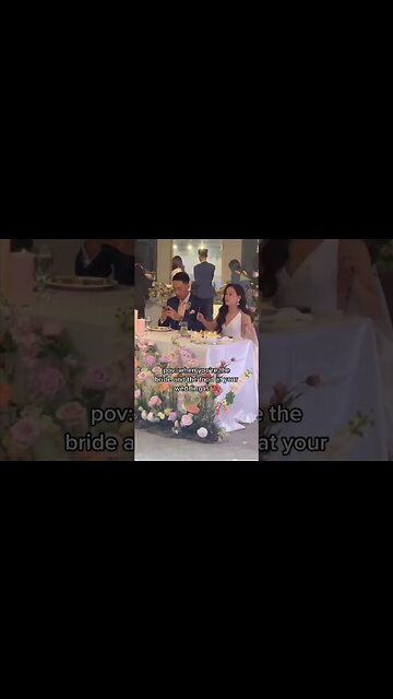 Bride CAUGHT Dancing By Herself At Her Wedding!!! 😂 #shorts