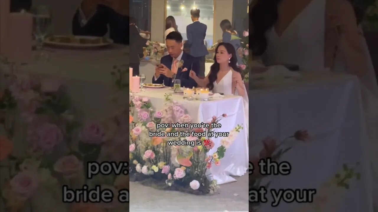 Bride CAUGHT Dancing By Herself At Her Wedding!!! 😂 #shorts