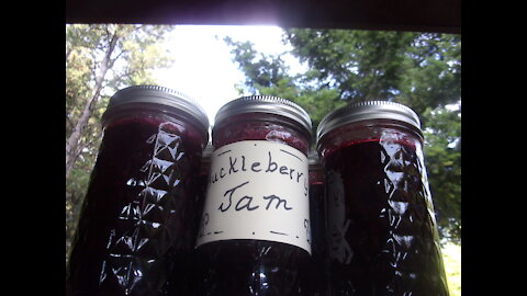 Off grid Jam. Fresh from the Huckleberry patch