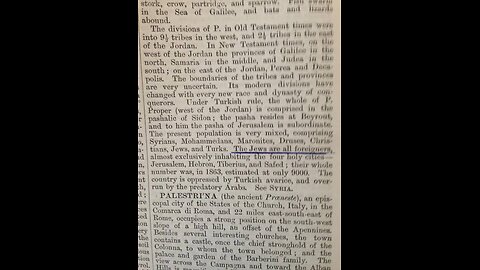 Honesty is the best Policy Rotschild Zionism Had Stolen Palestine Pt 1