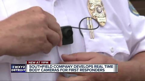 Southfield company develops real time body cameras for first responders