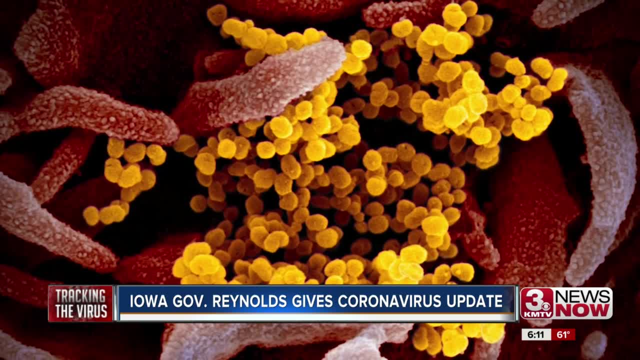 Iowa Gov. Reynolds Gives Coronavirus Update