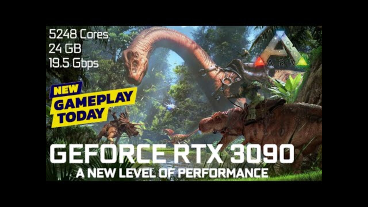 RTX 3090 ARK Survival Evolved i9 9980XE Gameplay