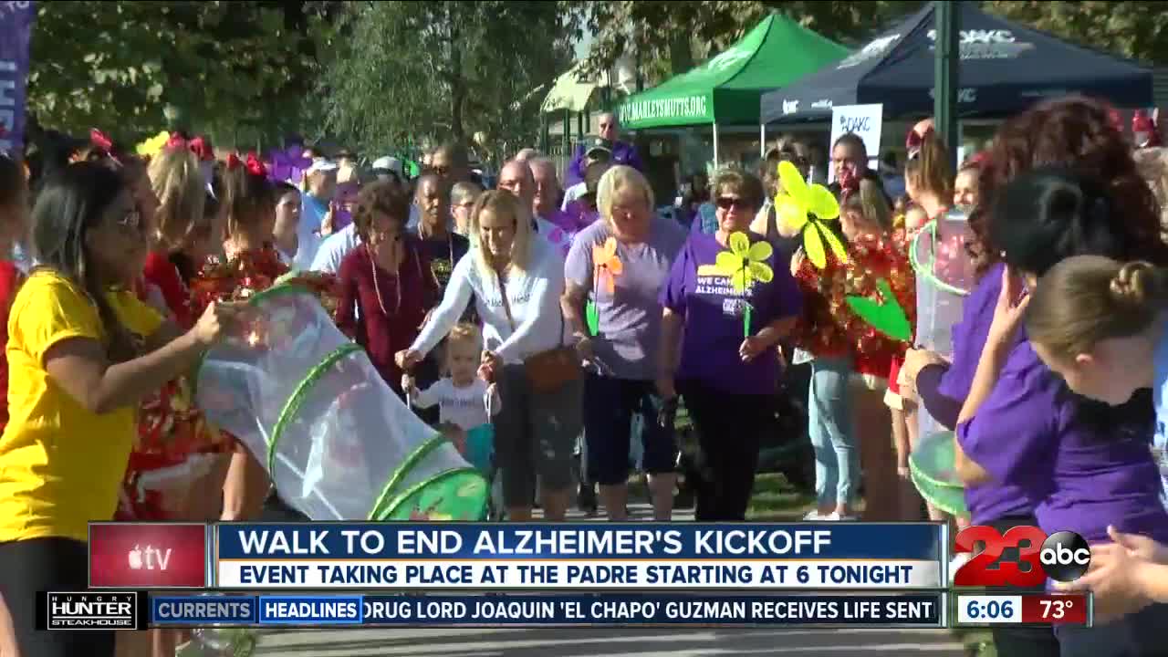 Walk to End Alzheimer's kickoff takes place tonight