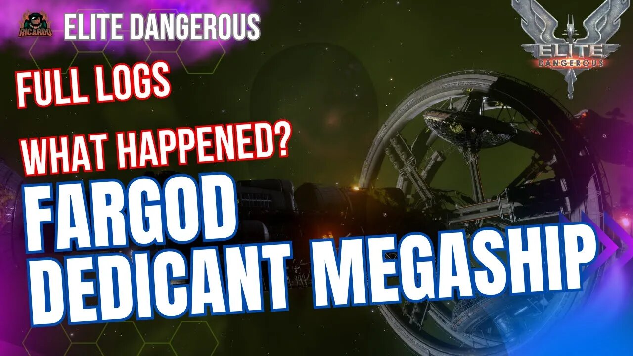 The Dedicant Far God Megaship - What Happened on Board? Full LOGS | SPOILERS /Elite Dangerous