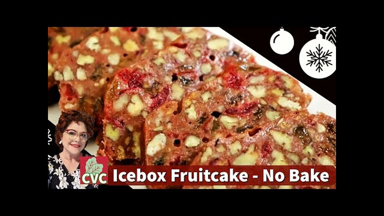 Icebox Fruit cake - Easy Fruit Cake - No Bake Fruit Cake