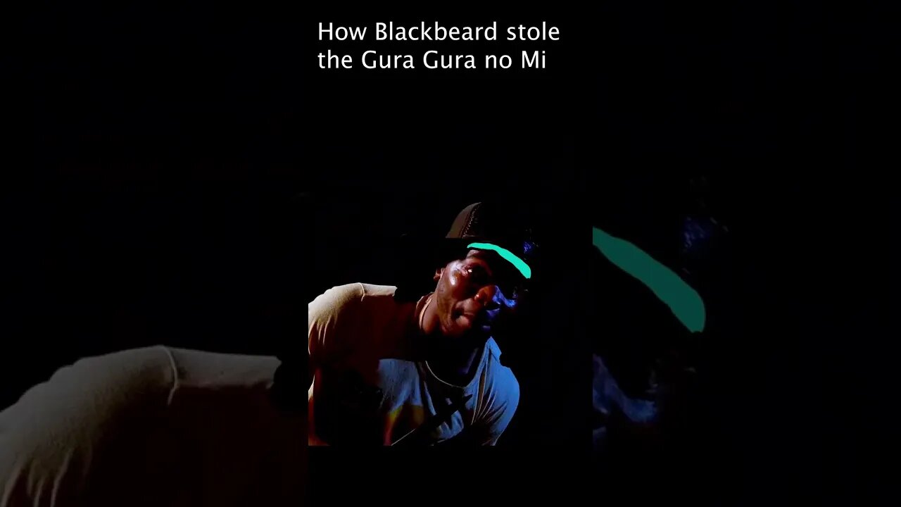 Blackbeard Stealing Gura Gura no Mi #onepiece #shorts #meme
