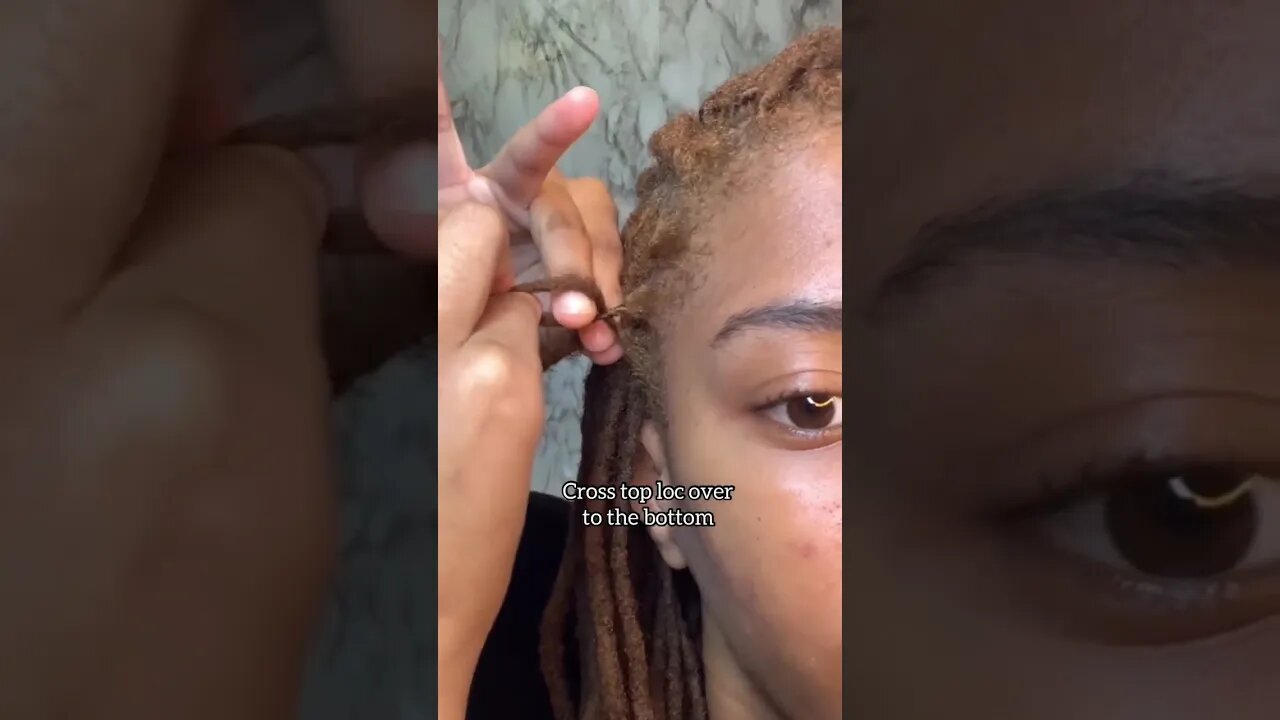 Cornrow tutorial 🎀 #locstyles @freetheroots