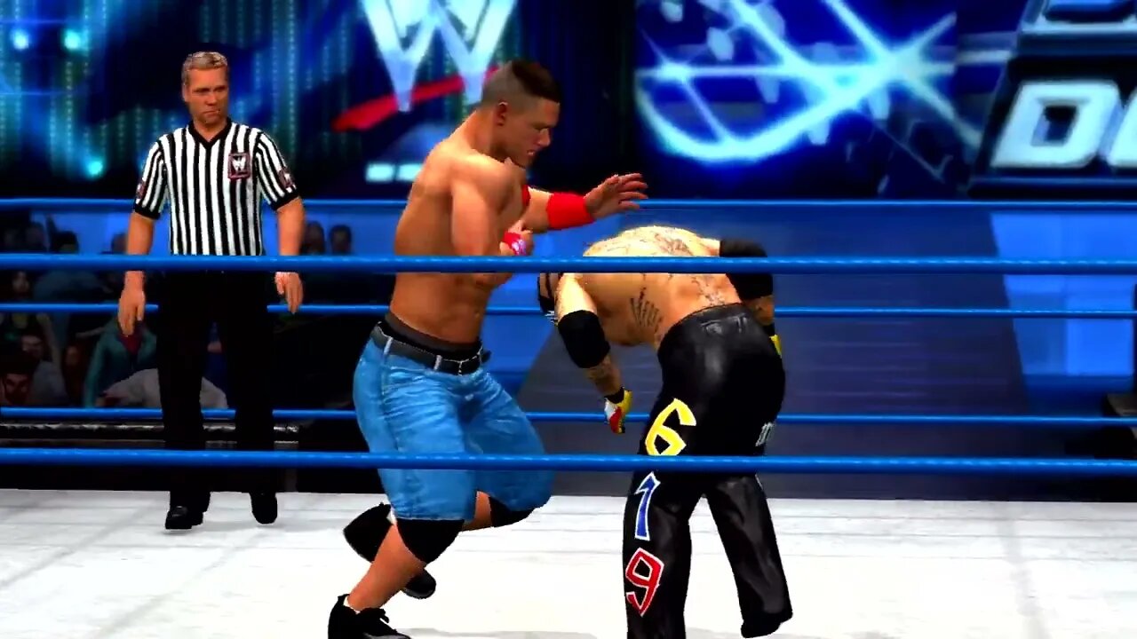 WWE '12 Gameplay John Cena vs Rey Mysterio