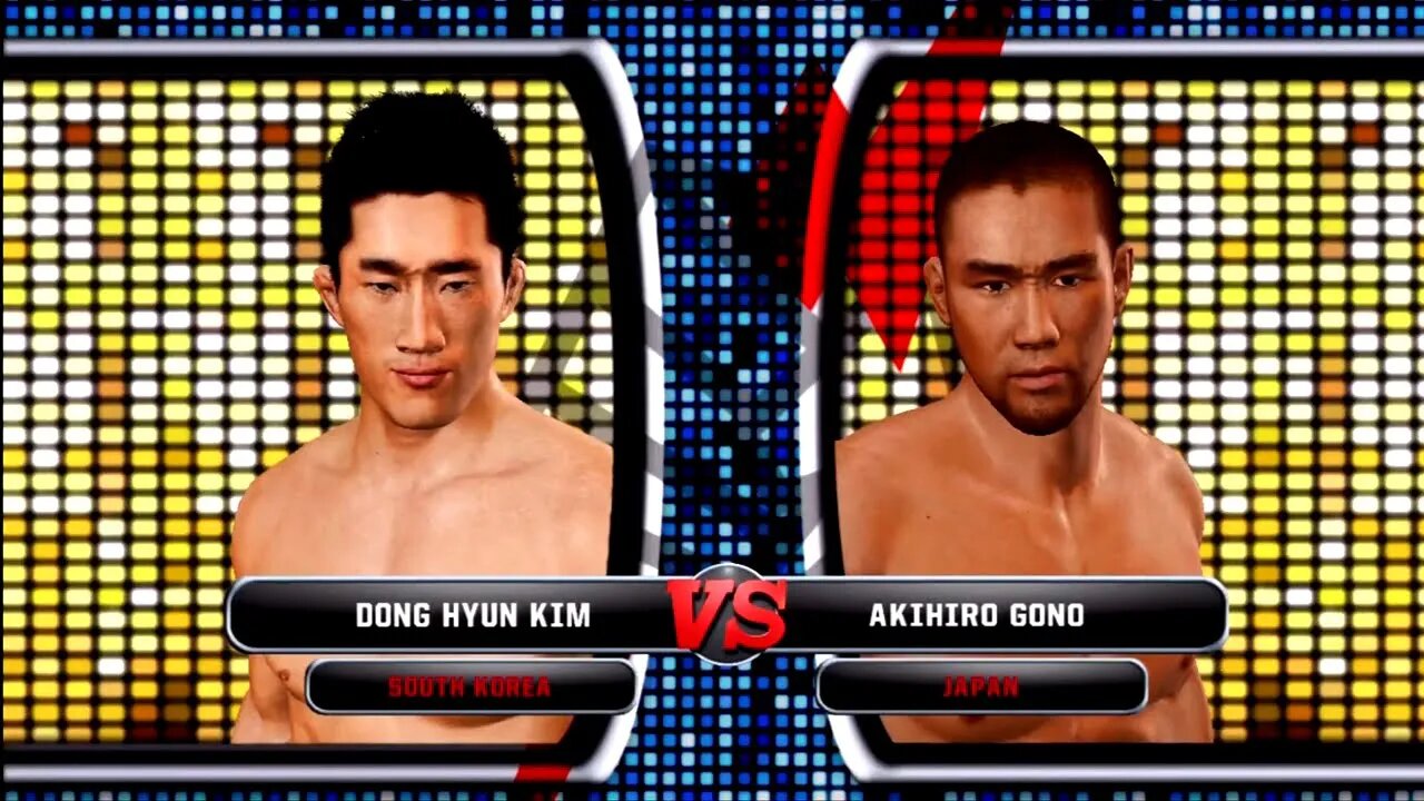 UFC Undisputed 3 Gameplay Akihiro Gono vs Dong Hyun Kim (Pride)