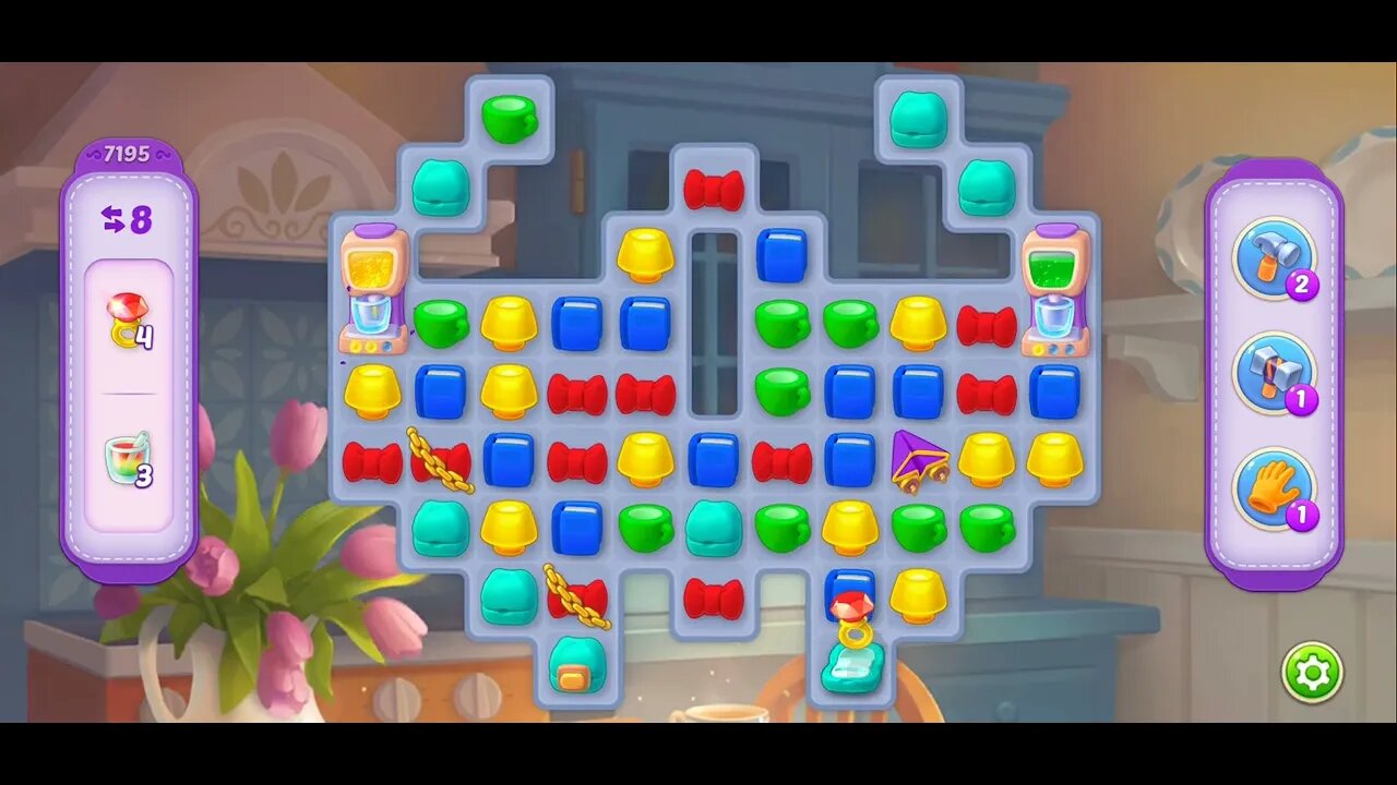 Playrix Homescapes Gameplay Walkthrough Level 7195