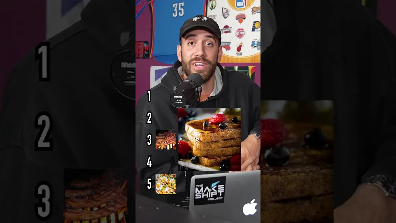 Rank These BREAKFAST FOODS Blindly!! #shorts