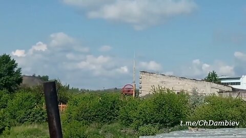 A pair of Russian Su-25s working on Ukrainian positions at extremely low altitudes in the Donbass