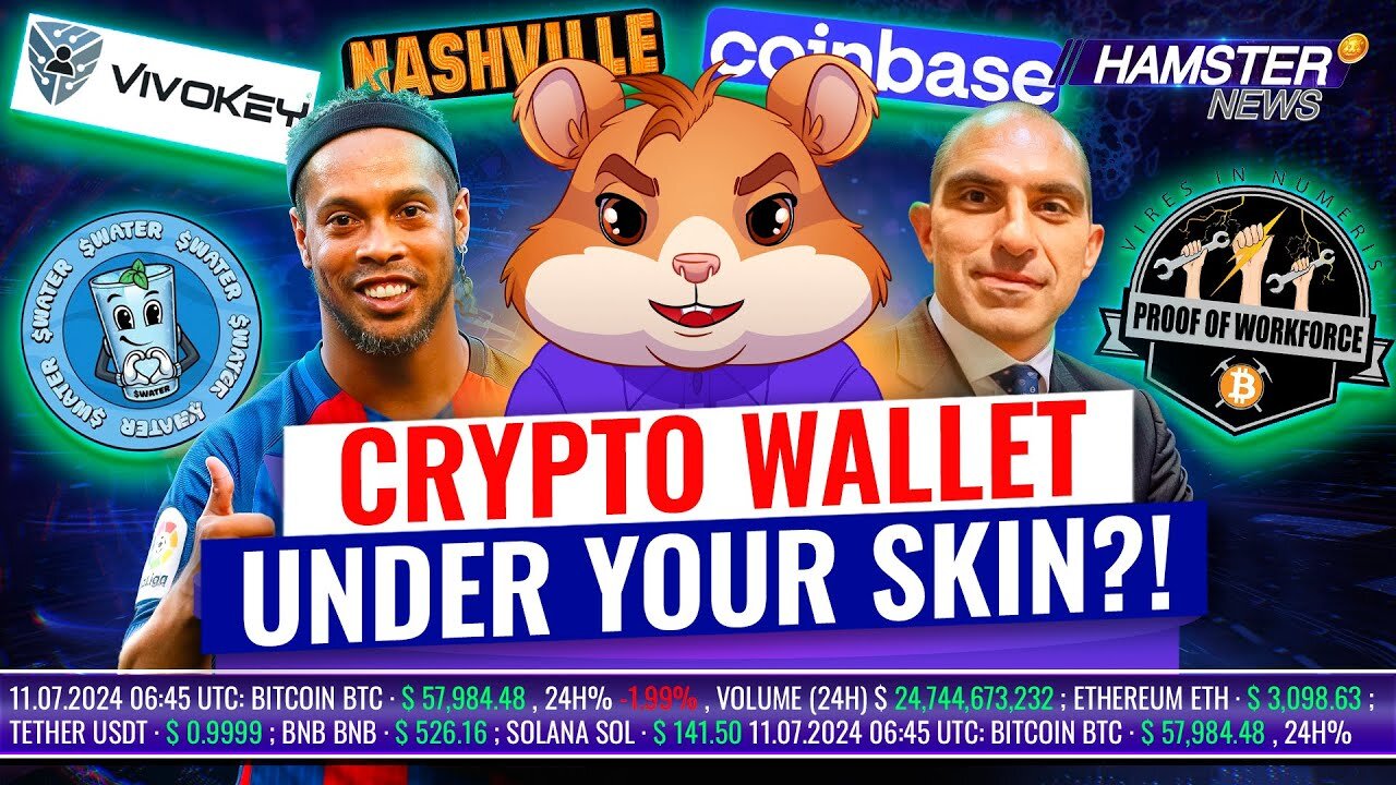 BTC & ETH as Commodities, Bitcoin’s Official Office, Ronaldinho's Solana Coin Promo ⚡️ Hamster News