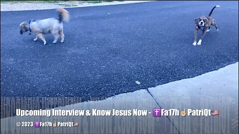 UPCOMING INTERVIEW - KNOW JESUS NOW - ✝️Fa17h☝🏼PatriQt🇺🇸