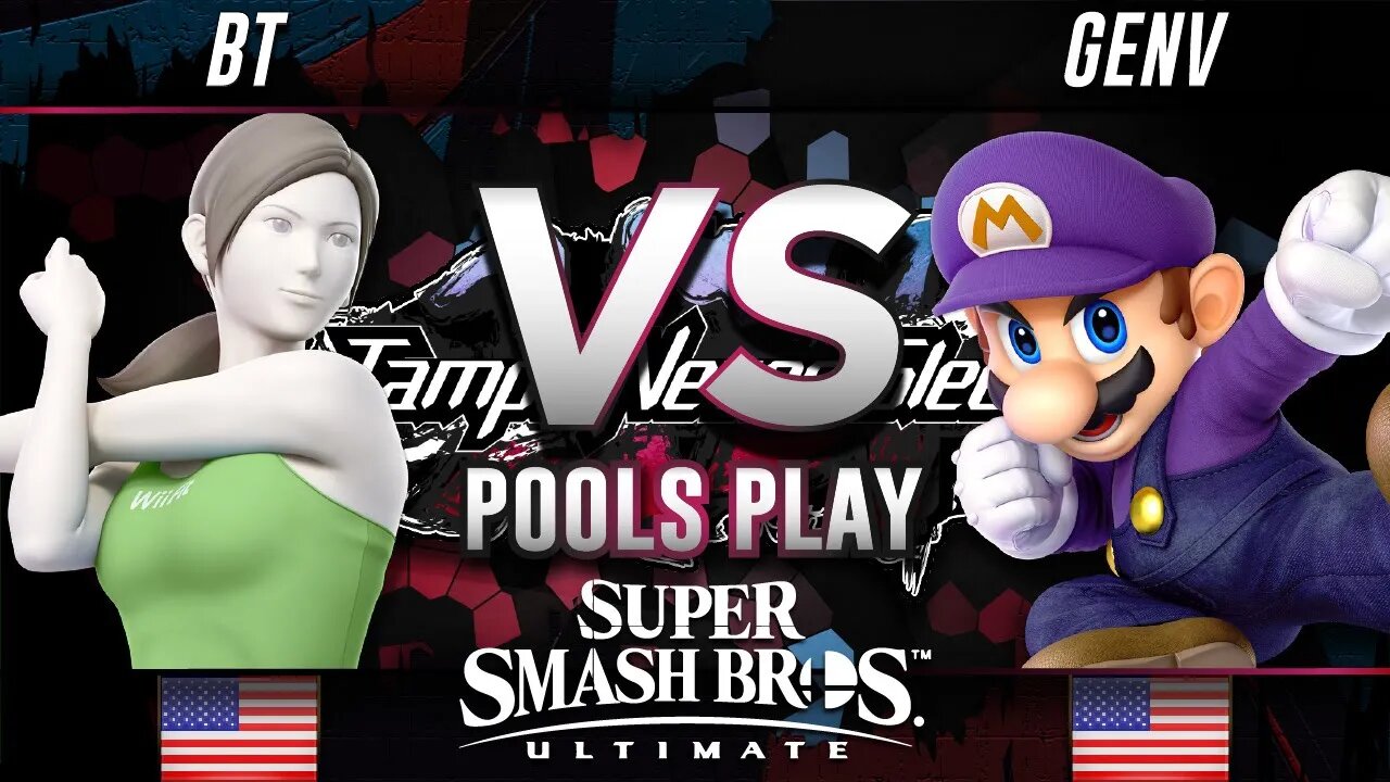 BT (Wii Fit Trainer) vs. Genv (Mario) - Ultimate Pools - TNS 8