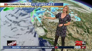 Seasonal to begin the week before our next winter storm impacts Kern County