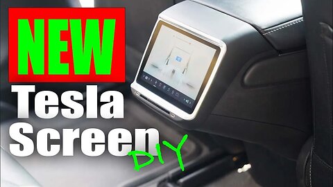 NEW Tesla Rear Console Screen | FINALLY Climate Control And Entertainment For Passengers