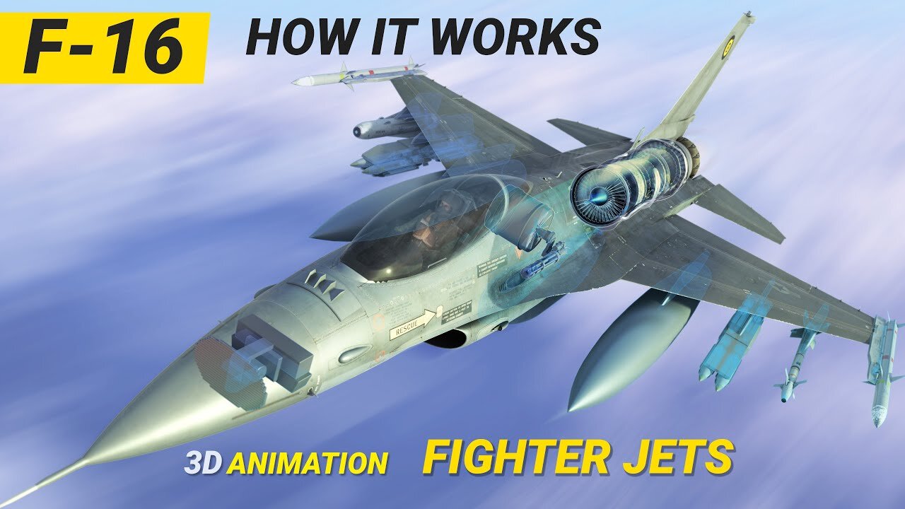 F-16 Fighter jet how it's Work ‼️ 4th generation multi role fighter