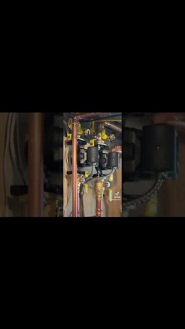 Installing yet another work horse, the Bosch Greenstar Combi! #boiler #hvac #plumbing #shorts