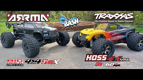 Arrma Big Rock and Traxxas Hoss 3S Bashing Beast