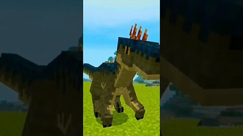Jurassic World no minecraft!!!!🤯🤯🤯😱 #viral #shorts #minecraft